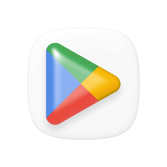 Imagem com a logo da Google Play